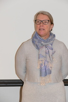 Puheenjohtaja Piritta Hakala avasi MTJL vuosikokouksen.